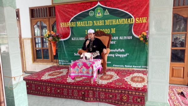 Pembukaan Safari Maulid MA NU Lekok Tahun 2020
